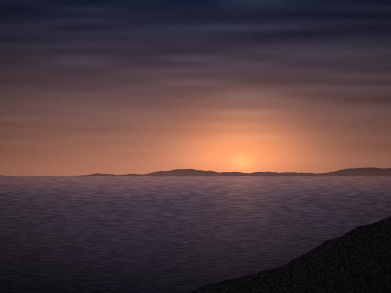 Hönö, dusk